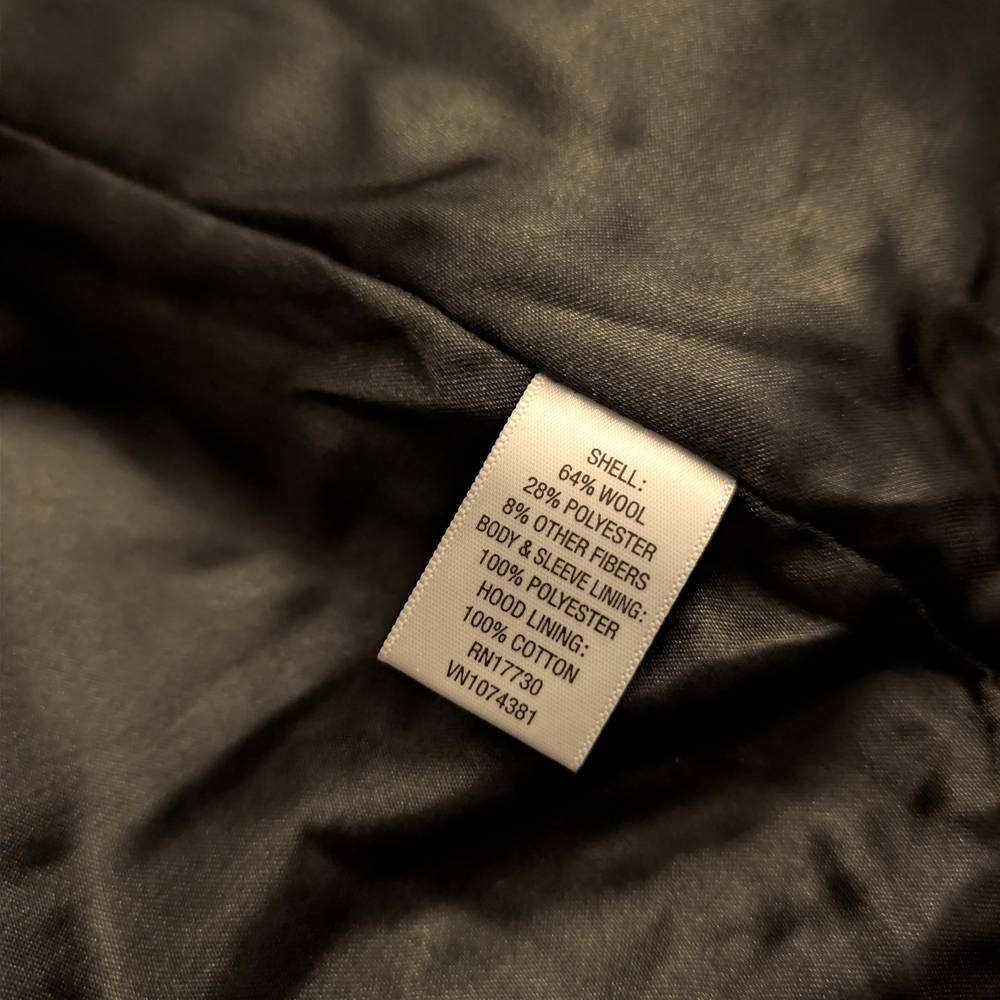 Merona Women's Small Pea Coat - Picture 5 of 7